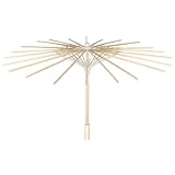 FELTECHELECTR Oil Paper Umbrella Frame 27.55In Small Decorative Parasol Stand for Wedding Photo Props DIY Crafts Kids Educational Activity