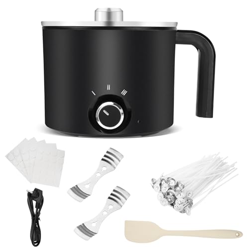 Kit de fonte de cire électrique 1,8L de cire de soja avec accessoires 300W/600W