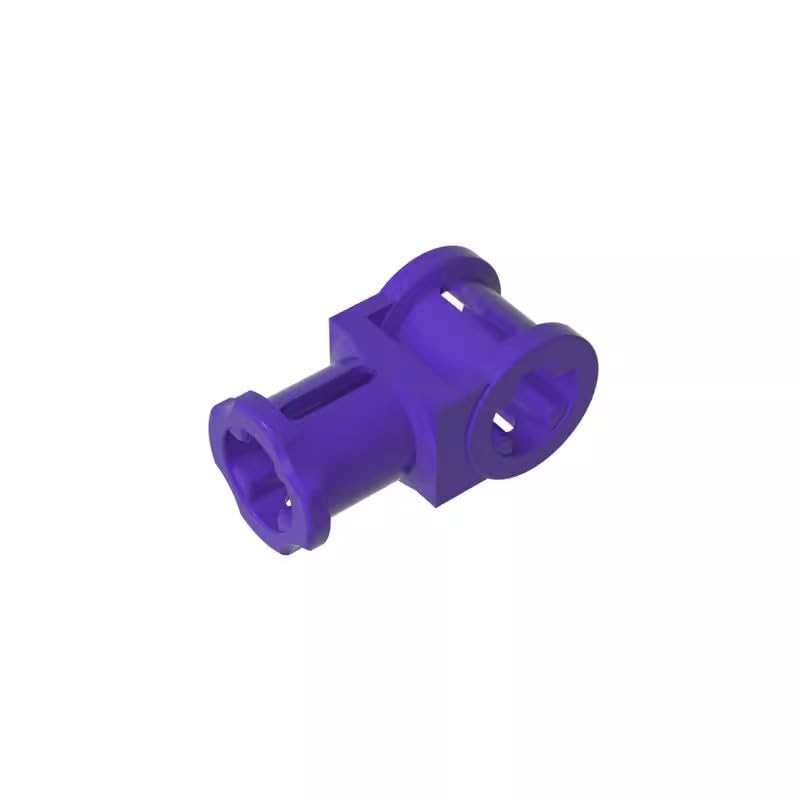 Gobricks Shaft Bolt Connection Technic Axle Connector with Axle Hole 32039 42135 4107081 GDS-931 50Pieces Compatible with Lego Classic Bulk Toy MOC Color:Dark Purple โ image 1