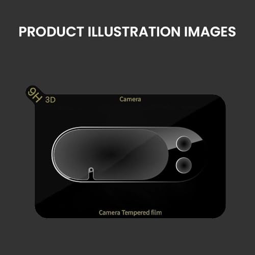 Image of FIRST MART Black Camera Lens Protector for Google Pixel 10 Pro | 9H Tempered Glass, HD Clear, Scratch Resistant, Anti-Fingerprint, Case-Friendly | Pack of 1