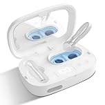 Ultrasonic Contact Lens Cleaner - Ultrasonic Cleaning Device for Soft & Hard Contact Lenses - Contact Lens Cleaner - USB Charger/Portable - Fits Disposable Soft Lens/Colored Contact Lens/RGP Lens