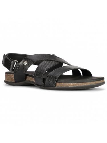 Image of Hush Puppies Tedd Sandal E Men's Black Sandals - 8 UK (8646022)