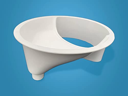 Compost Toilet Urine Diverter Complete (White)
