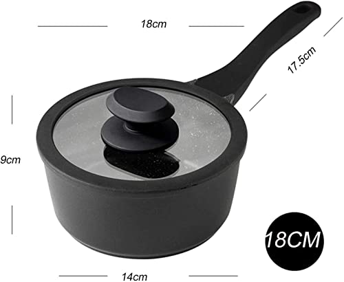 Wok de aleación de aluminio con tapa antiadherente miniatura 2