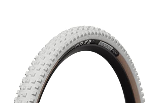 ONZA Tires Pneu ONZA Porcupine Edition 27.5x2.40 TRC 60 TPI Gomme,Single WHT 60a, 61-584, 820g Adulte Unisexe, Blanc