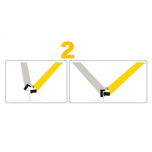 Pince double pli pour joint debout, largeur 250 mm