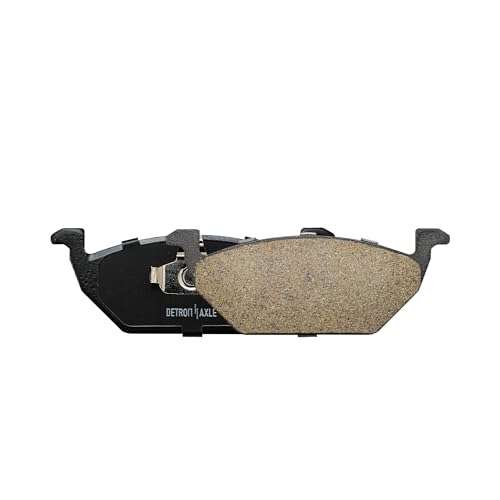 Image of Detroit Axle - Front Brake Pads for Volkswagen Beetle Golf Jetta City | Ceramic Brake Pads with Hardware Replacement