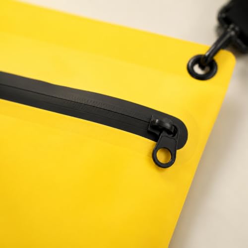 1pc Bolsa Seca para exteriores de material PVC con cremallera para playa, rafting, natación y tracking de río, bandolera cruzada para pecho y hombro miniatura 5
