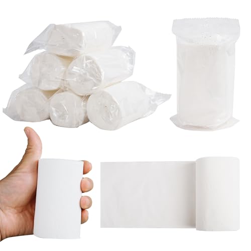 Travel Toilet Paper 6 Rolls – Coreless &...