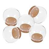 Cloche de en verre - ce rond en verre transparent affiche clairement vos objets préférés et les protège des .