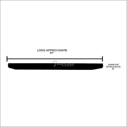 Estribos Laterales de Aluminio 6" Negro con Cromo miniatura 3