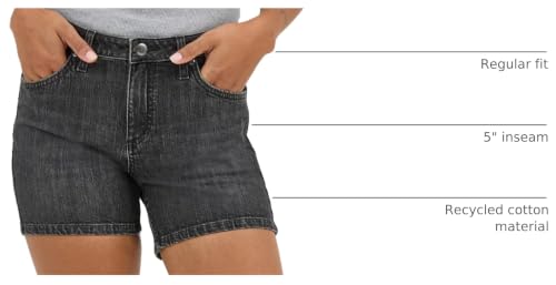 Lee Women's Legendary 5" Denim Short, Dark Path, 8 - image 4