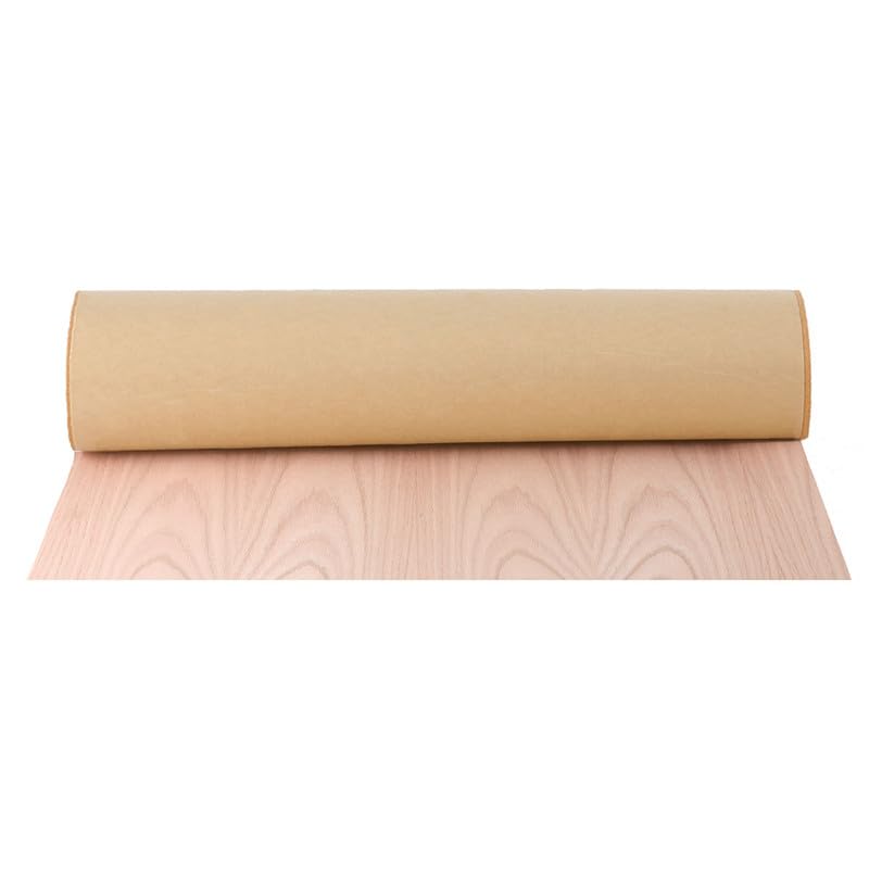 Edge Supply Ultra Flexible & Thin (0.4 MM) Cherry Flat Cut 24" x 96" Peel and Stick Wood Veneer Sheet, A Grade Veneer Face, Easy Application with Self Adhesive Cherry Veneer Sheets. 24" x 96" Cherry Flat 1
