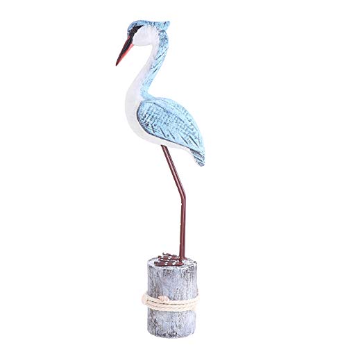 Besportble Wooden Seagull Figurines Nautical Table Decorations Beach Animal Statues Figures Models Gifts For Mediterranean Ocean Sea Coastal Decor L #TOP7
