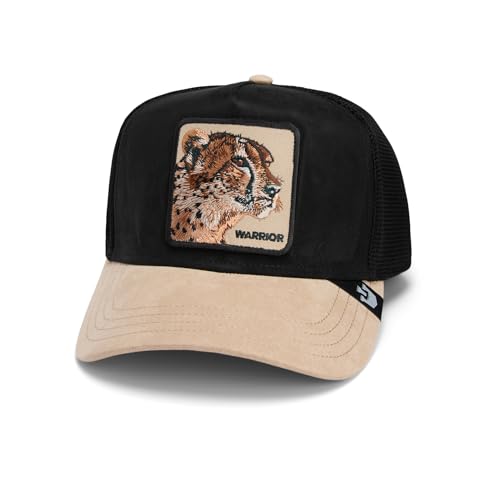Goorin Bros. Trucker Gorra The Suede Cheetah Black Black, talla: talla única, Negro , Talla única