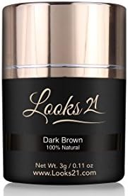 Looks21 Hair In 30 Seconds (Dark Brown, 3 Grams/0.11Oz)|Hair Loss Concealer