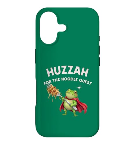 Huzzah For Noodle Quest Frog Knight �X�p�Q�b�e�B �Q�[�}�[ �X�i�b�N �X�}�z�P�[�X iPhone 17 �p