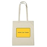 north vegas 2013 SAG NEIN ZU PLASTIK! JOllify NORTH LAS VEGAS Umwelttasche Jutetasche B4397jute - Farbe: natur: Ortsschild
