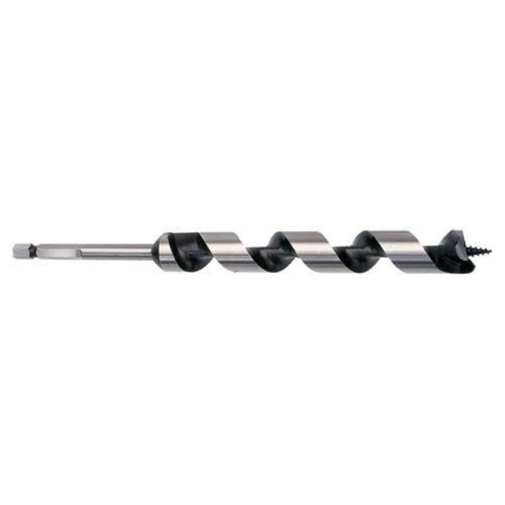 Trend Silver Snappy 10Mm Carbon Steel Auger Drill Bit, 155Mm Long, Ideal For Clean, Deep Drilling, Quick Release System, Snap/Ab/10