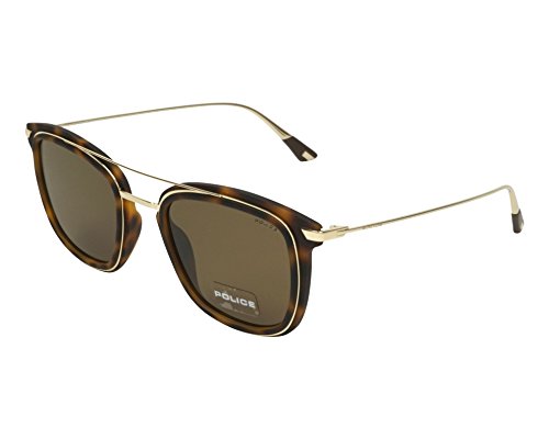 POLICE VPL691 703 lunettes de vue homme rectangulaires noires monture optique tendance