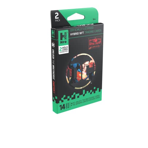 Image of HRO DC Unlock The Multiverse 2-Pack Premium Booster Box | Chapter 1 - Hro Hybrid NFT Trading Cards+2-Pack Booster Box-(Set of 2Toys)