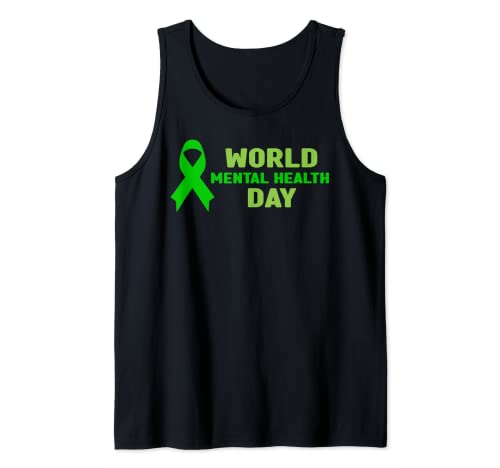 Camiseta del Día Mundial de la Salud Mental - Conciencia de la Salud Mental Camiseta sin Mangas