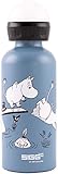 Envío y detalles – Cantimplora SIGG X Moomin Swimming de aluminio (0.4 L), botella infantil con cierre de rosca, excelente calidad suiza, sin BPA ni sustancias nocivas, n.º de artículo: 8863.70-V2