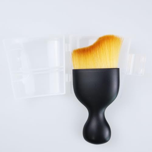 Image of Car Interior Cleaning Brush with Soft Bristle Car Detailing Brush | Car Cleaning Brush with Protective Cover Multipurpose Dust Removal Cleaning Brush for Automotive Dashboard, Vents, Seats