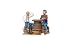Woodland Scenics G Scale Scenic Accents Figures/People Checker Players & Dog