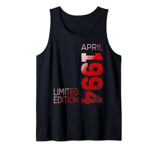 En el mes de abril de 1994 año 1994 retro 1994 vintage 1994 Camiseta sin Mangas