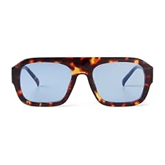 Tortoise Frame/Blue Lens