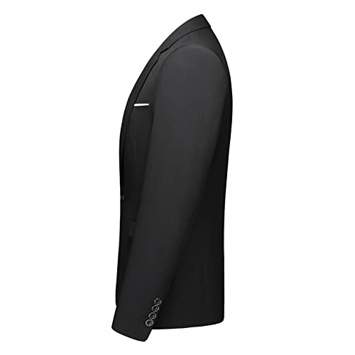 Men's Suit Blazer Jacket Slim Fit Casual One Button Lightweight Sport Coats Formal Dress Daily Business Suit Jacket2