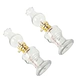 Lampes à huile à kérosène - lampe à huile de style unique et délicat, couvercle en verre épais résistant aux hautes températures et au vent, bon effet de transmission de la lumière, lampe à huile à kérosène rétro
