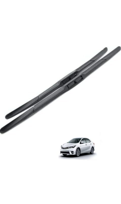 Image of AWB Hybrid Wiper Blades Compatible with Toyota Corolla Altis 26 inch14 inch(Pack of 2)