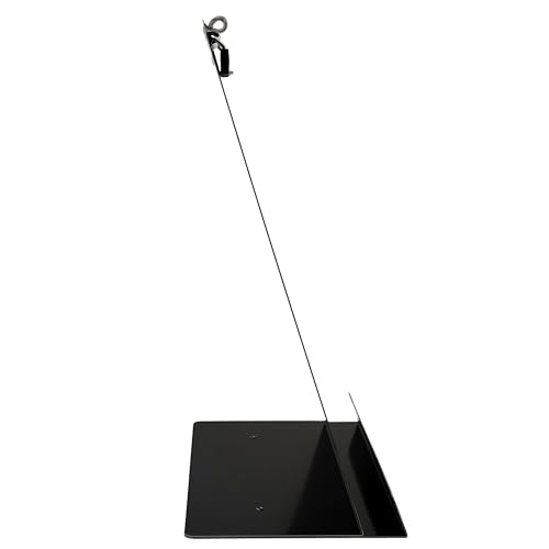 Saunders Free Standing Clipboard and Tablet Stand, Black Letter Size Paper Organizer with Steel Clip for Office, School & Work - Clip Board Paper Stand Holds Documents, Tablets & Phones - Made in USA