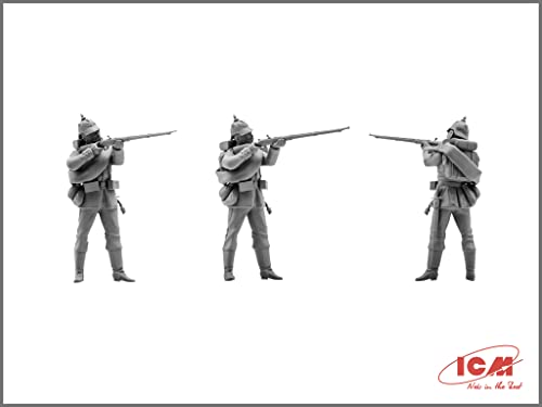 Kit de modelo plástico ICM Infantería Prusiana 1:35 miniatura 6