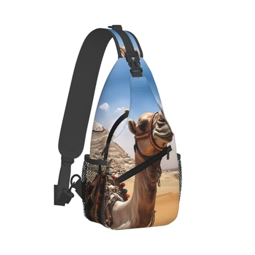 Mochila Sling Negra Compacta para Uso Diario y Viajes miniatura 1