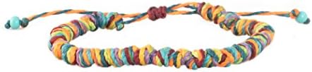 Carnival Surfer Bracelet for Women and Men Beach Surf Yoga Hippie Boho Chic Jewelry Slip Knot