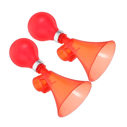 Toddmomy 2pcs Kids Bike Squeeze Horn Plastic Air Horn Bicycle Bike for Kids Bicycle Safety Bell Random Style