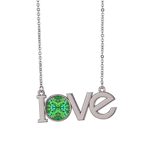 Collier pendentif lignes de fleurs euan taille M en acier chic