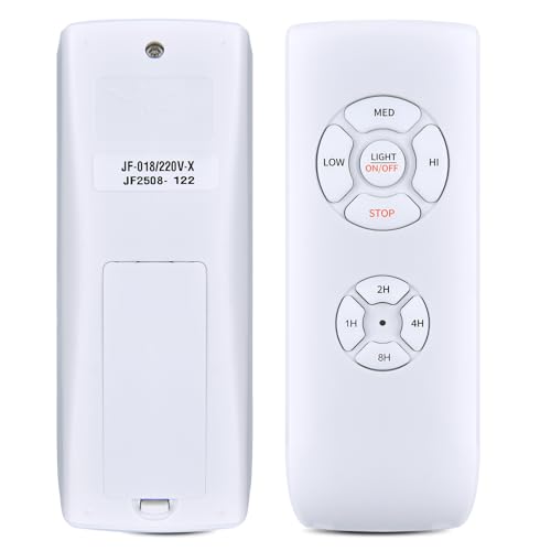 RYQIF Mando a distancia de repuesto compatible con ventilador de techo universal, ventilador de techo 3 en 1