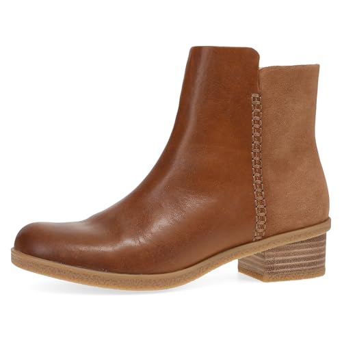 Dansko Women’s Ankle Boots Denay Waterproof Booties with Multi Leathers for a Sleek, Stylish Look and All-Day Arch Support