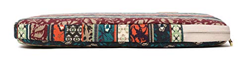 Kayond Water-Resistant Canvas 17 Inch Laptop Sleeve-Red Bohemia #TOP7