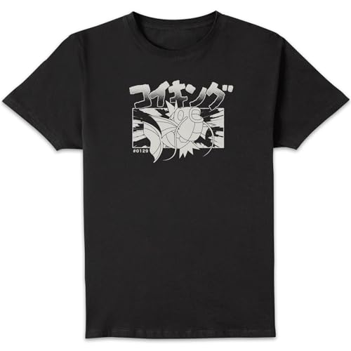 Official Pokémon Magikarp Splash T-Shirt Mens Black - XL