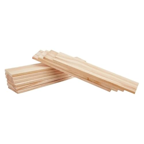 Madera sin terminar para bricolaje, 20 piezas de madera sin terminar, hojas rectangulares de madera en blanco, tablero de madera de pino para manualidades, tarjetas de arte (AECH03-13783)