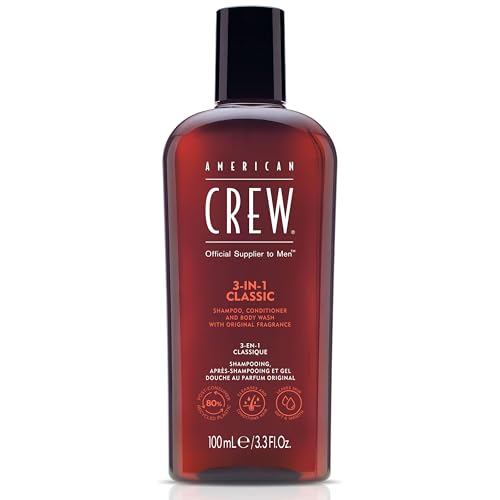 American Crew Shampoing 3 En 1 Corps Et Cheveux Original 100ml