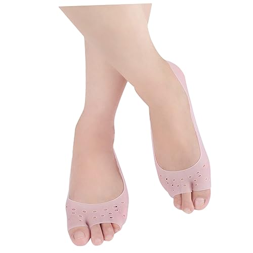 Holibanna Non-slip Ladies Boat Socks Open Toe Socks Liner Toe Spreaders Seamless Breathable