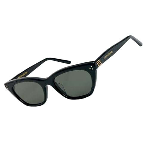 2025 Gentle GM For Gisele Modern Cat-eye Outdoor Oversized Sunglasses Black Acetate Frame Monster Men Women UV Protection