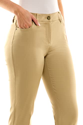 Image of Zac & Rachel Women's Millennium Fabric Pant - Perfectly Designed Woven Stretch Combination That Makes for The Most Flattering