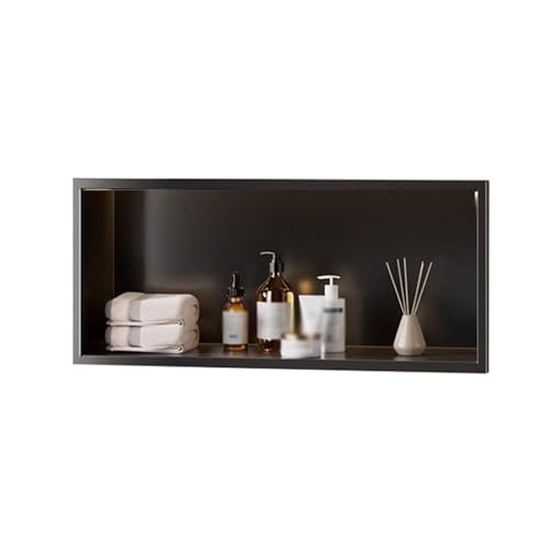 Étagère murale encastrée avec LED étanche, la niche lumineuse idéale en milieu humide
